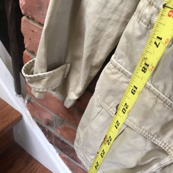 Aritzia Talula Trooper Utility Cargo Hood Cotton Jacket Military Drawcord Pocket - Picture 12 of 16